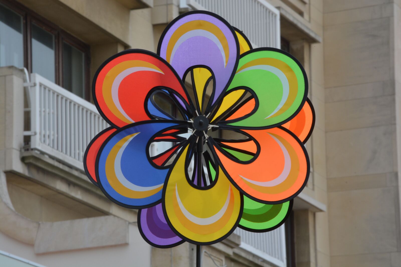 Nikon D5200 sample photo. Colors, wind mill, run photography