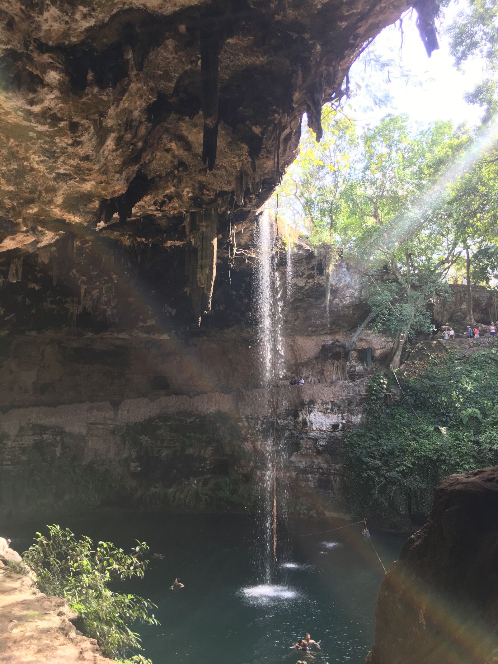 Apple iPhone 6s sample photo. Waterfall, cave, magic photography
