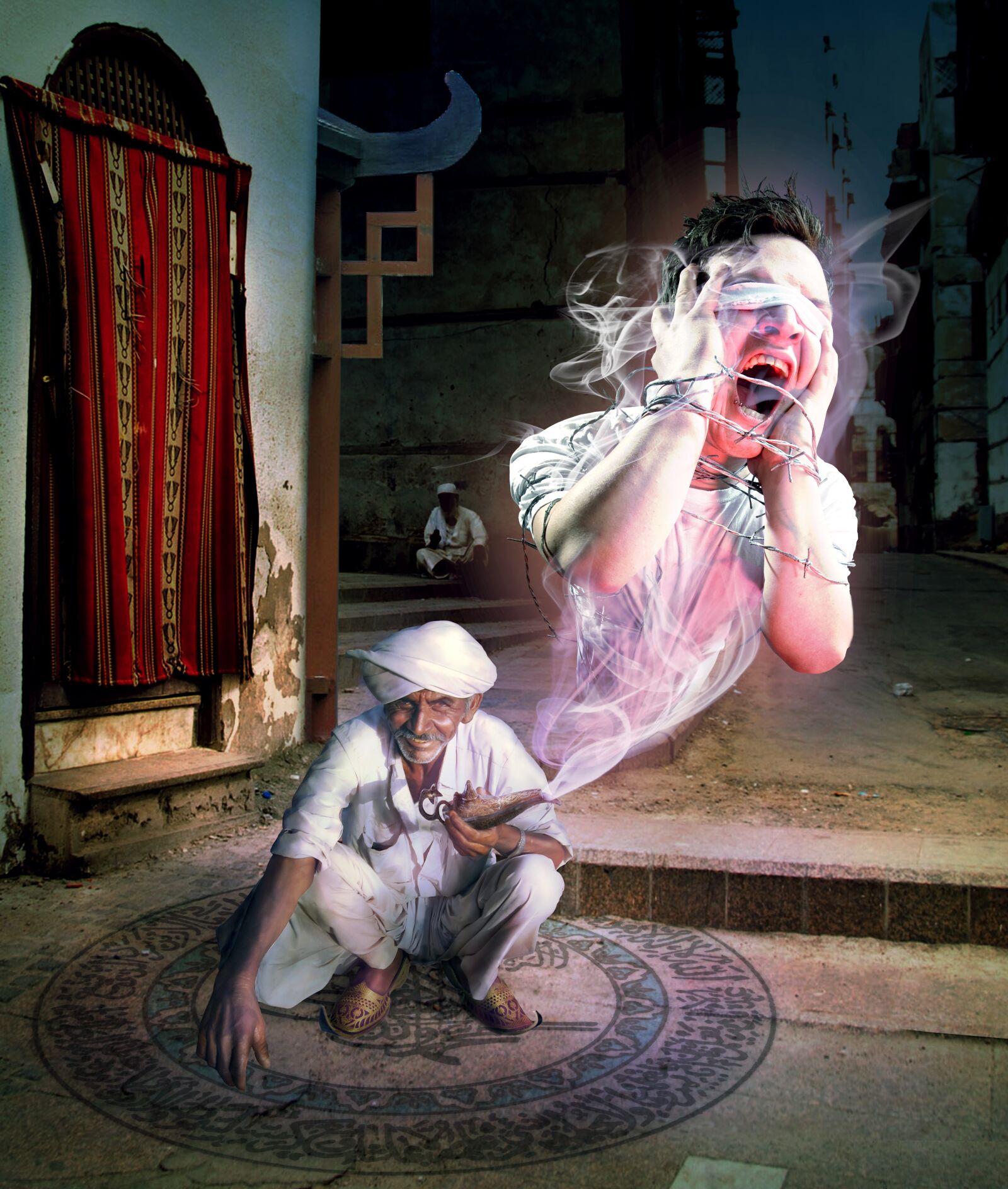 Canon EOS 20D sample photo. Religion, aladin, magic lamp photography