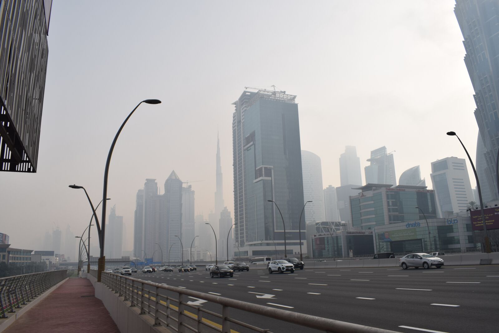 Nikon D5300 sample photo. Foggy weather, city weather photography