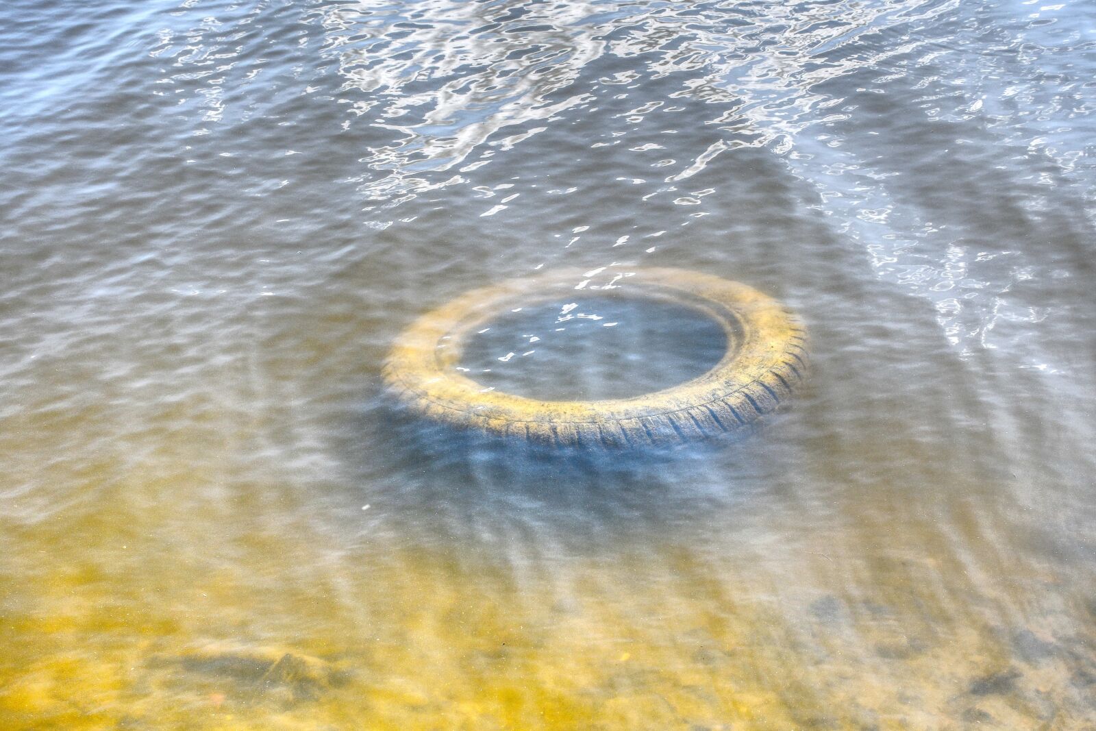Nikon D7500 sample photo. Wisla, pollution, water photography