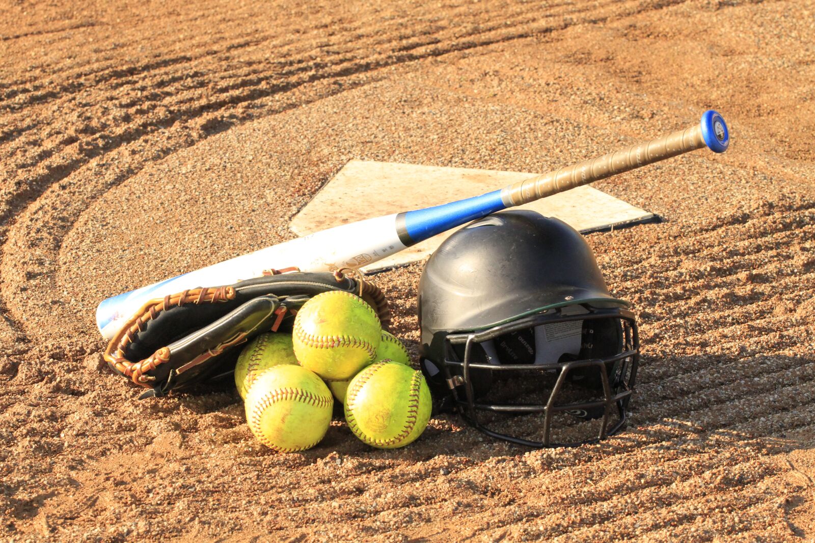 Canon EOS 7D + Canon EF 70-200mm F4L USM sample photo. Softball, gear, equipment photography