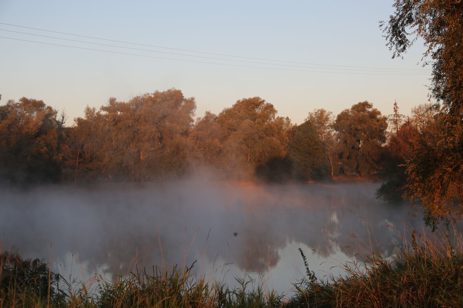 Canon EOS 5D Mark III sample photo. Morning, fog, water photography