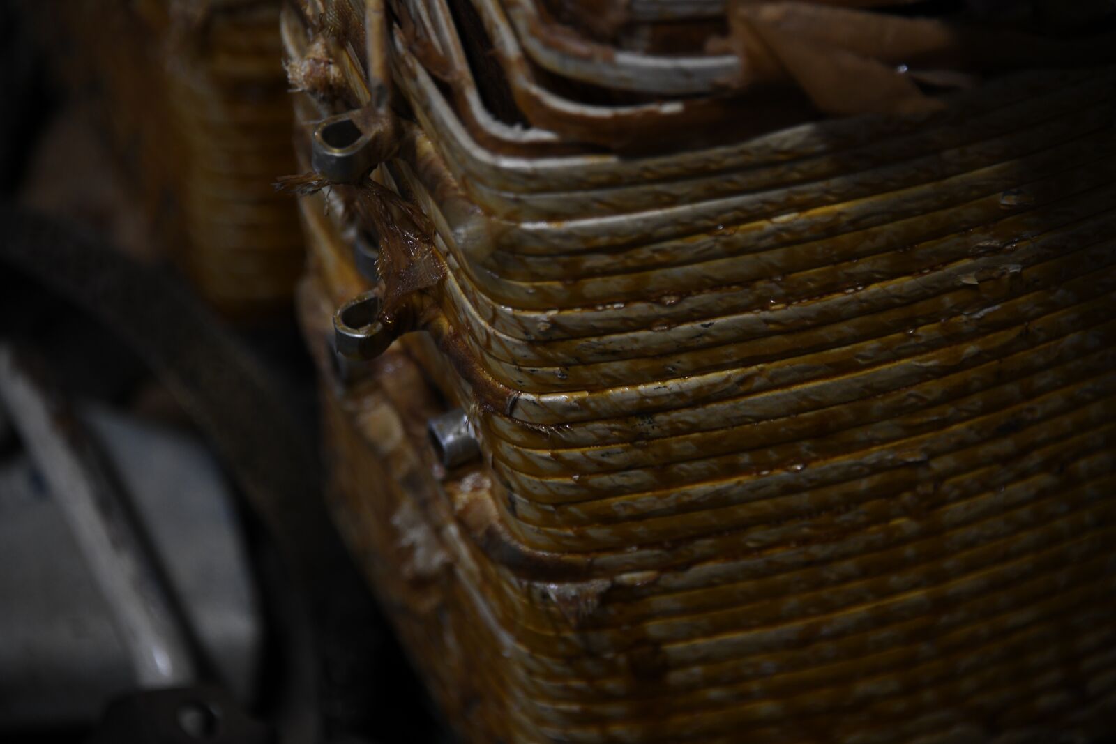 Nikon D850 sample photo. Texture, bands, wiring photography