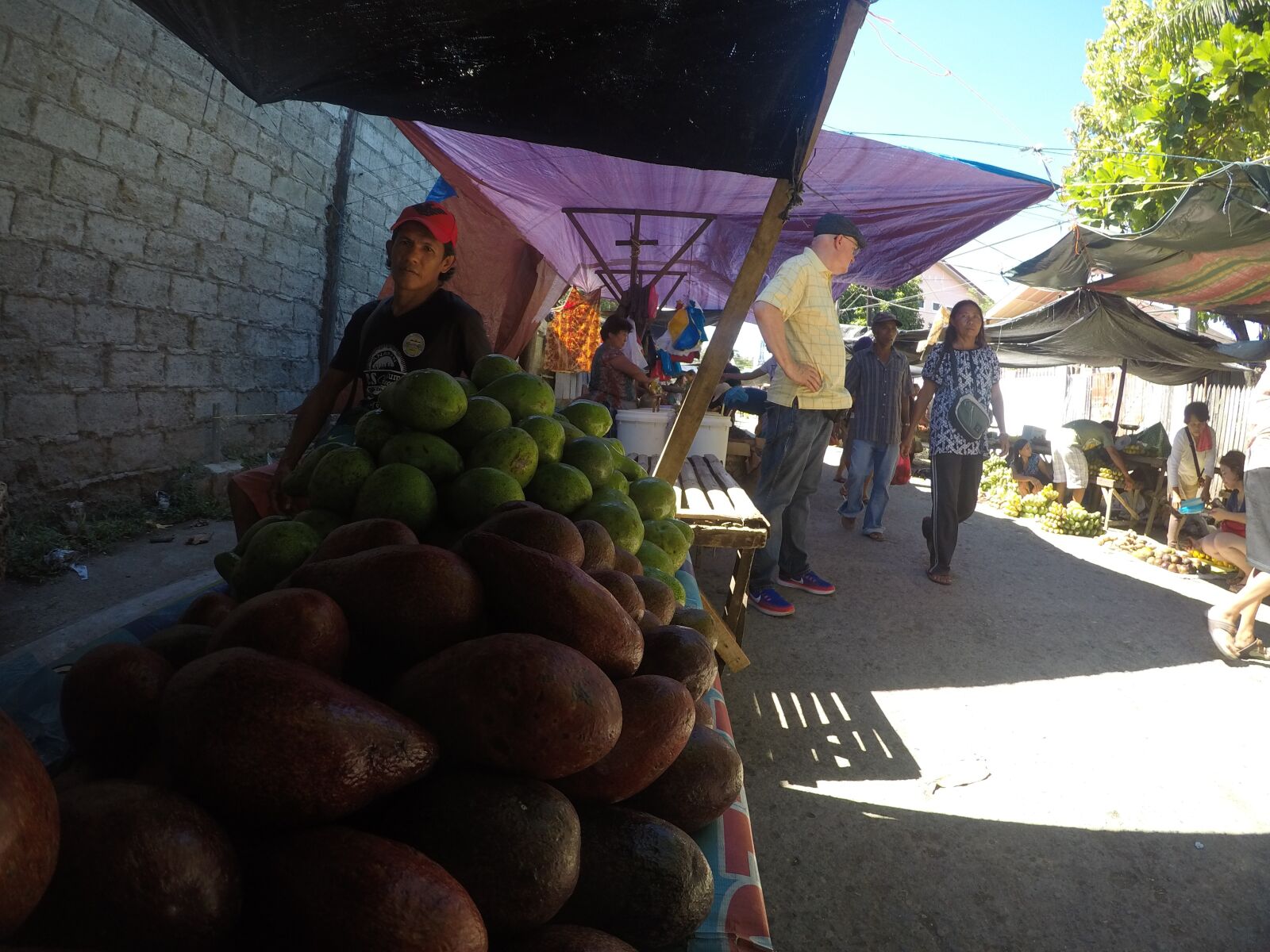 GoPro HERO sample photo. Philippines, market, mango photography
