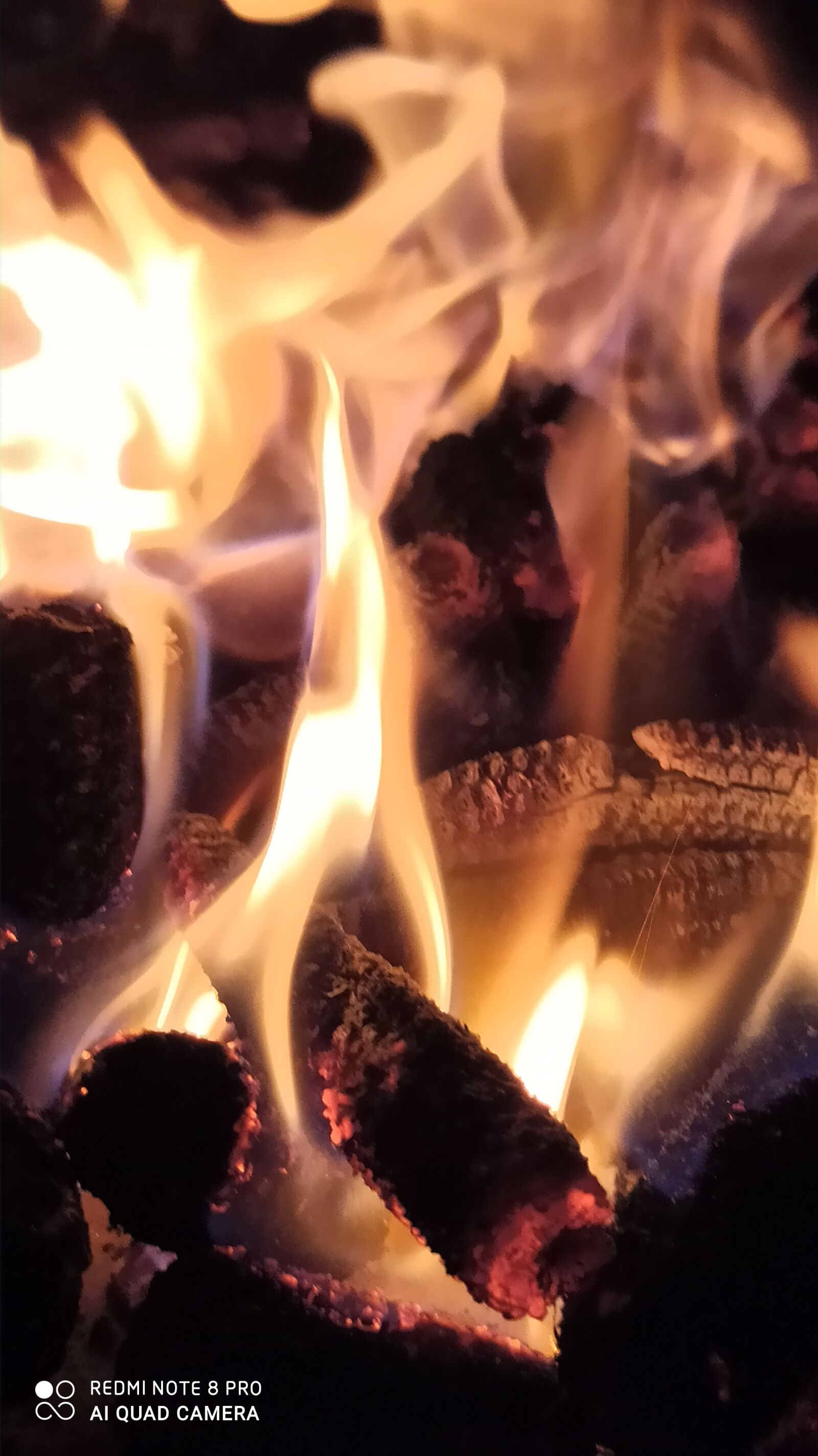 Xiaomi Redmi Note 8 Pro sample photo. Fire, no, one photography