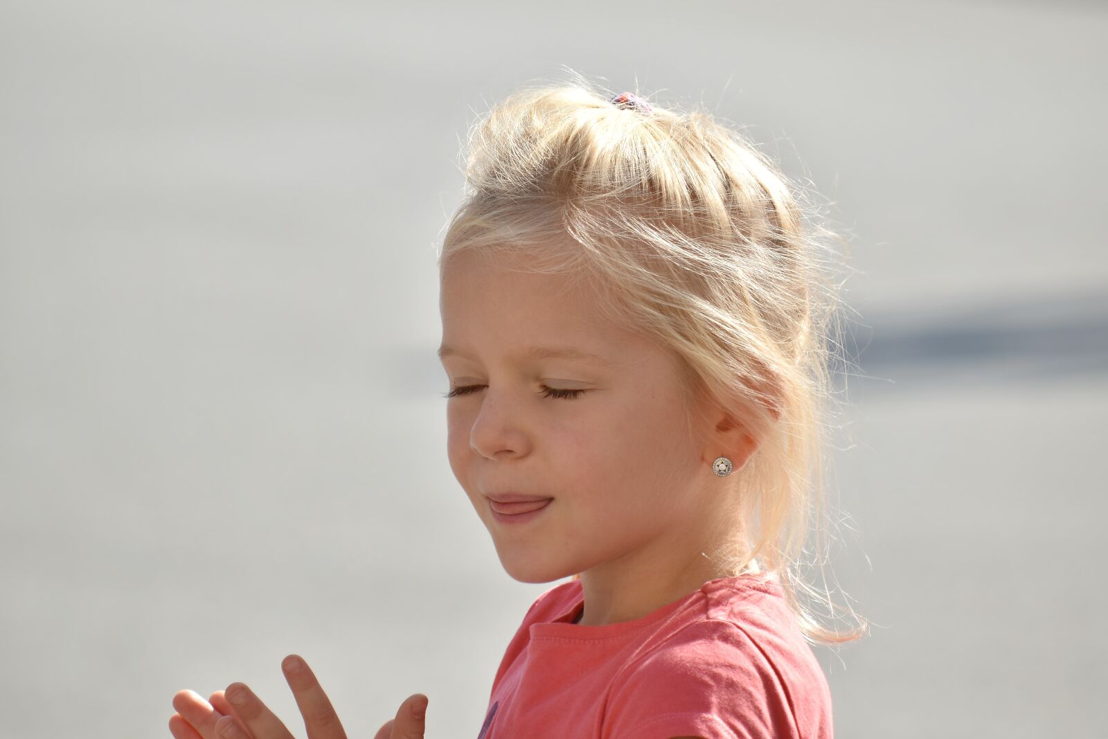 Nikon D5500 sample photo. Child, eyelashes, face, innocence photography