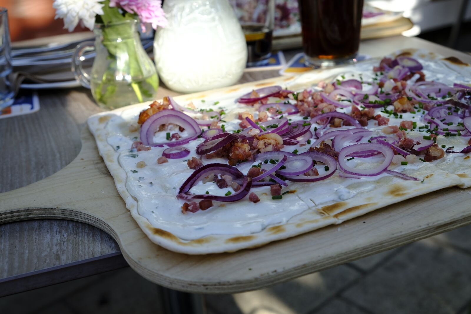 Fujifilm XF 18-55mm F2.8-4 R LM OIS sample photo. Tarte flamb e, eat photography