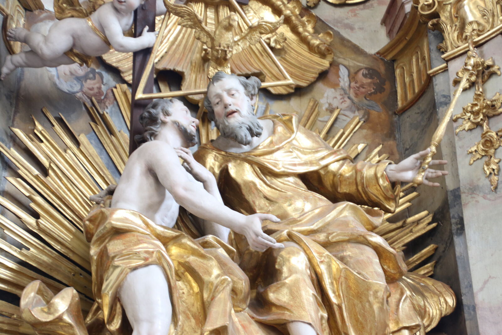 Canon EOS 7D Mark II sample photo. Angels, beard, cathedral, christ photography