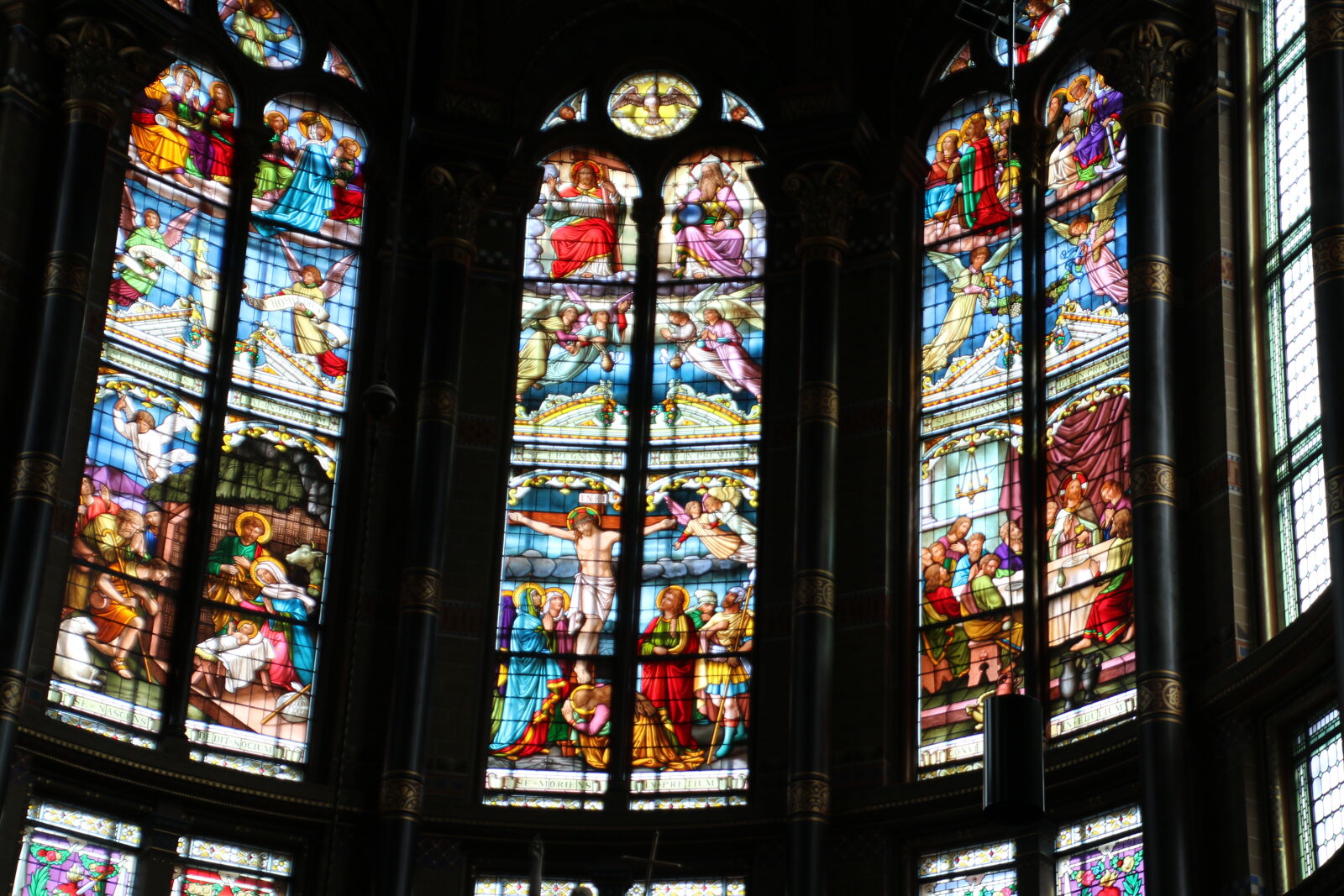 Canon EOS 7D Mark II sample photo. Amsterdam, cathedral, christ, christianity photography
