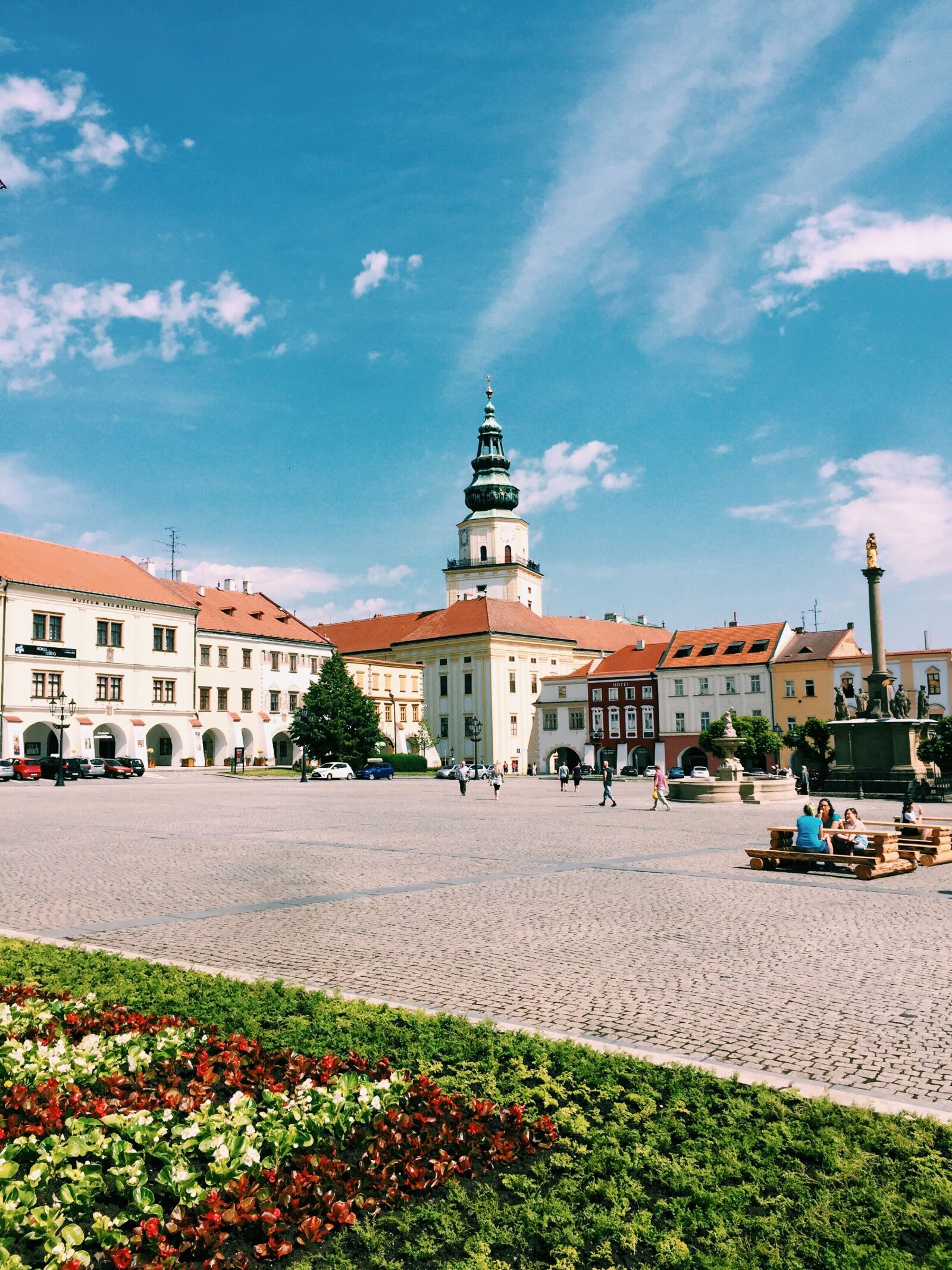 iPhone 6 Plus back camera 4.15mm f/2.2 sample photo. Kromeriz, czech, square photography