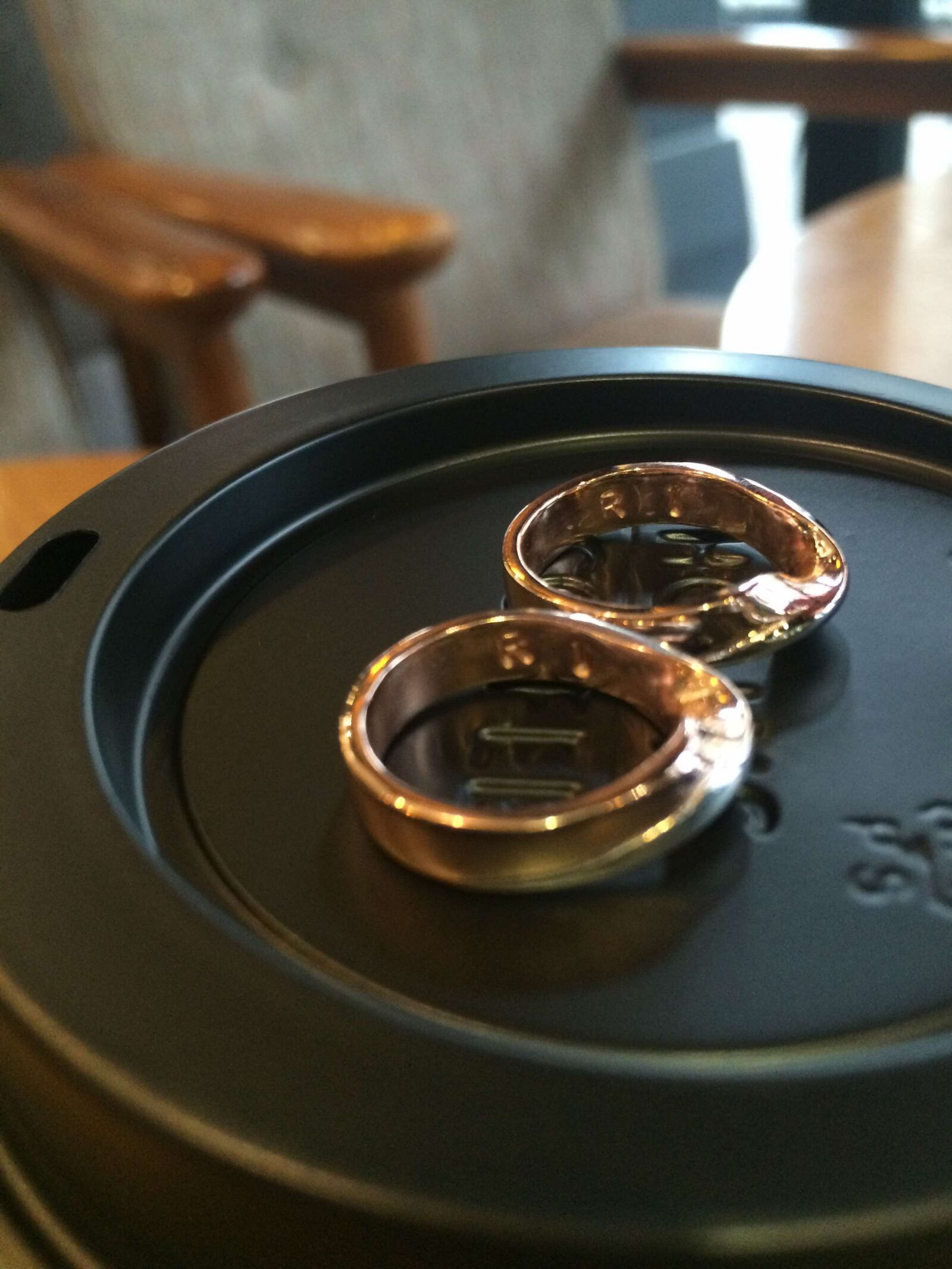 iPhone 5s back camera 4.15mm f/2.2 sample photo. Ring, coupling, gold ring photography