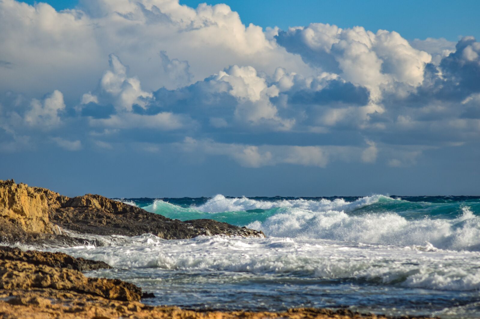 Nikon D3300 sample photo. Waves, beach, nature photography