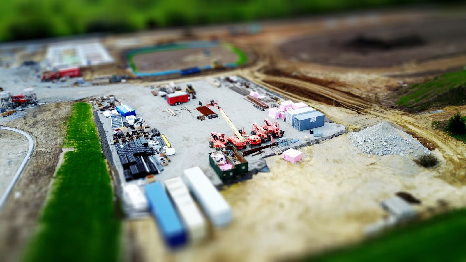 DJI FC220 sample photo. Construction, construction, machinery, construction photography