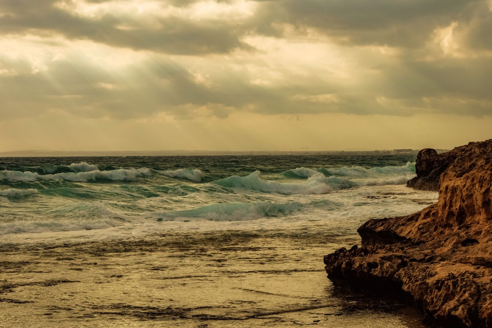 Nikon D3300 sample photo. Sea, rocky coast, sunset photography