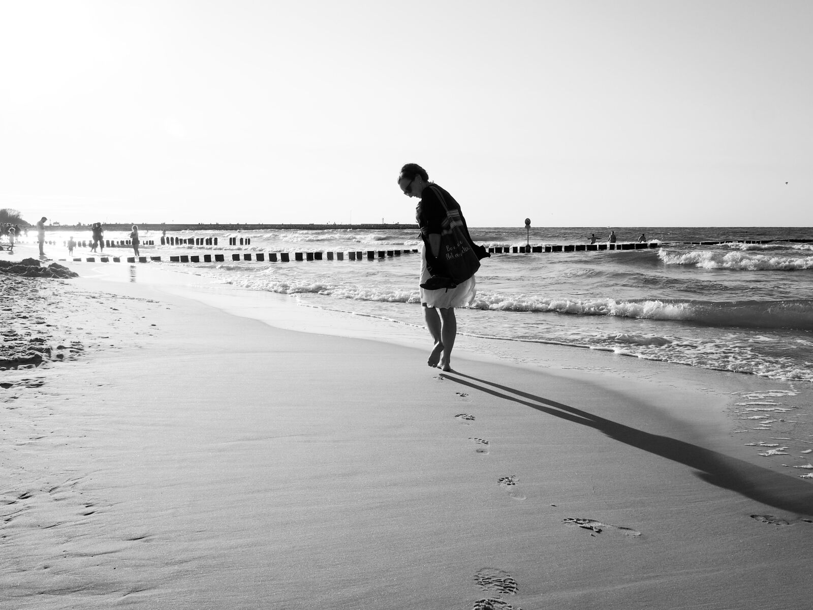 Olympus PEN E-PL6 sample photo. Beach, ustka, poland photography