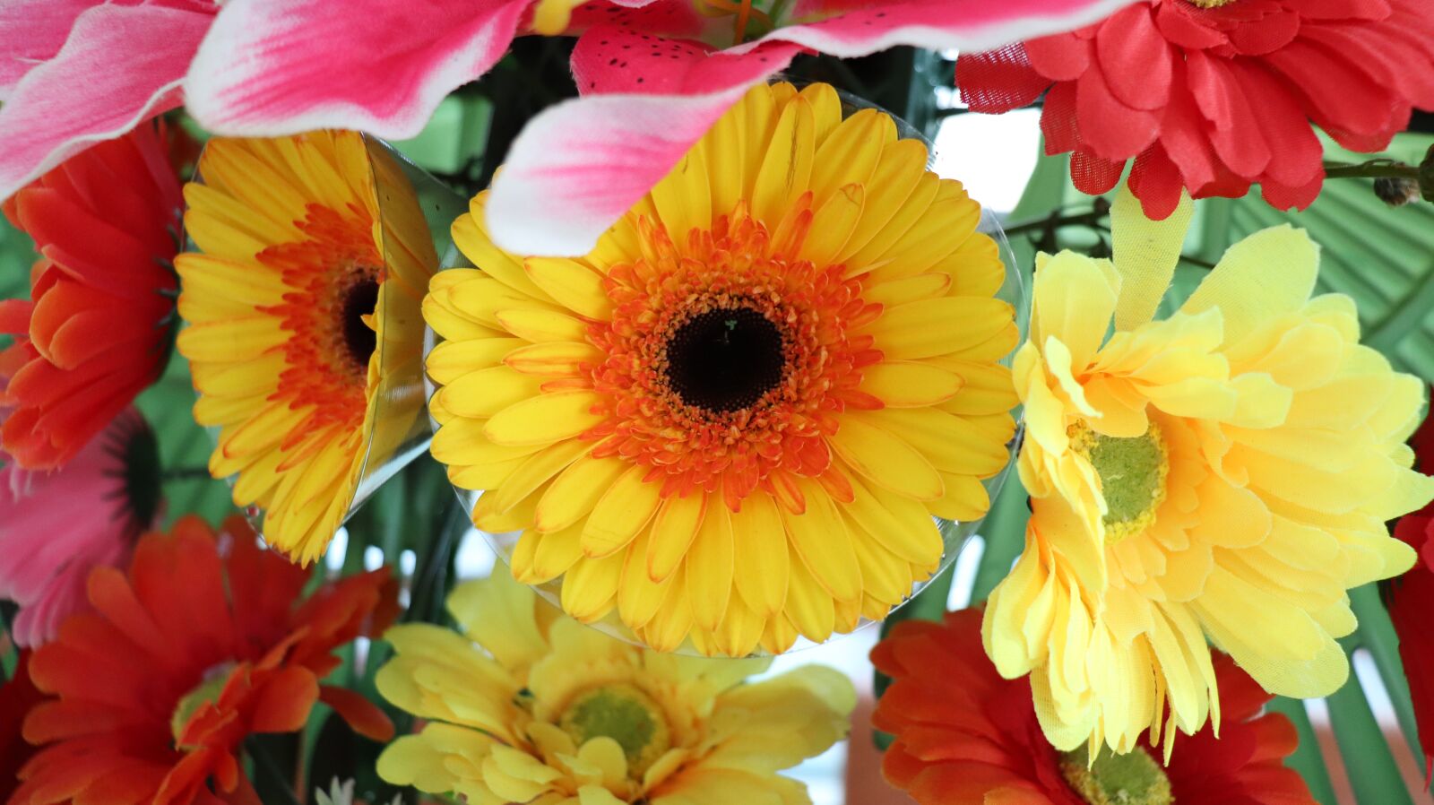Canon EOS 200D (EOS Rebel SL2 / EOS Kiss X9) sample photo. Wreath, congratulations, gerbera photography