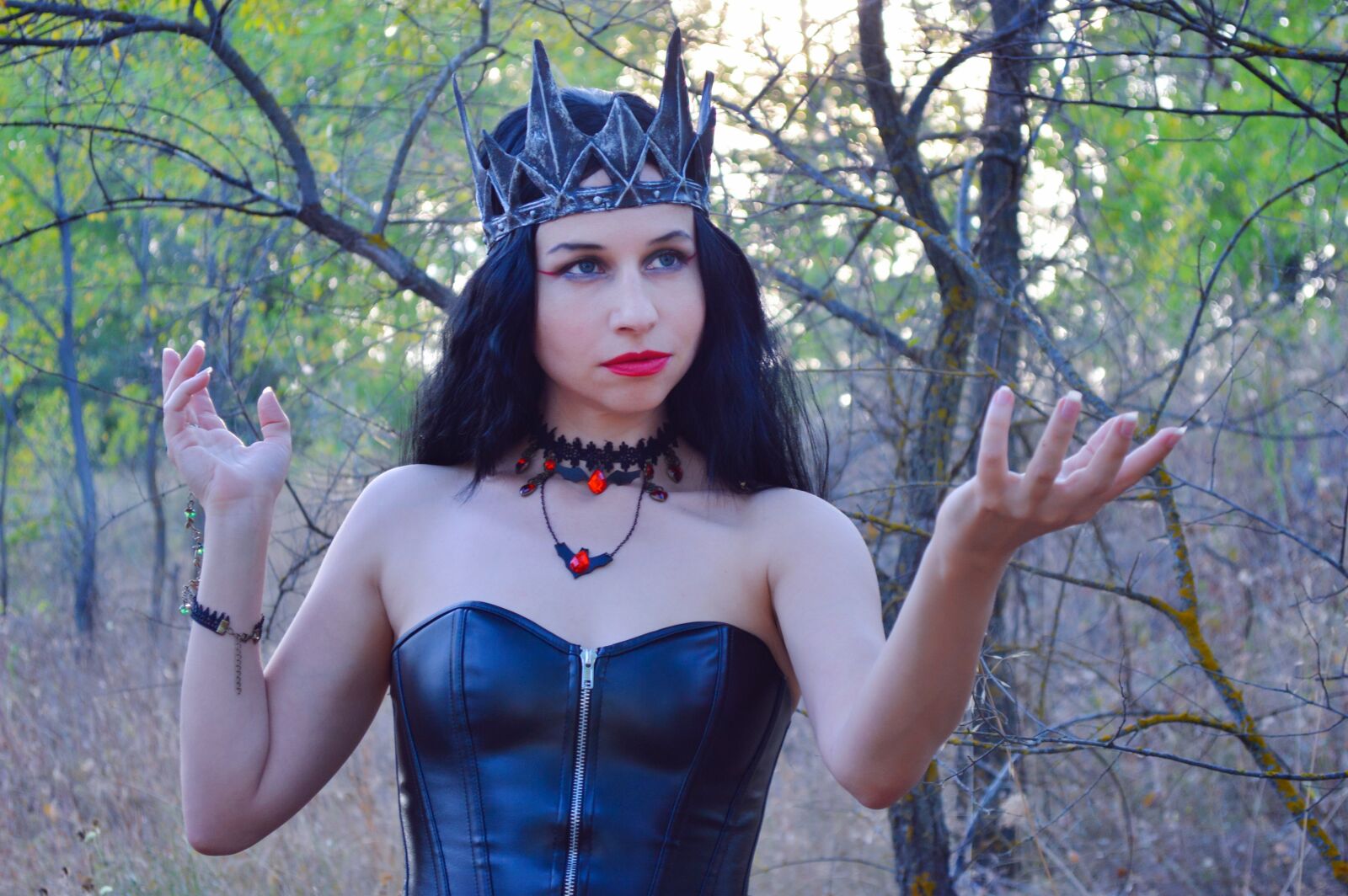 Nikon D3200 sample photo. Woman, queen, witch photography