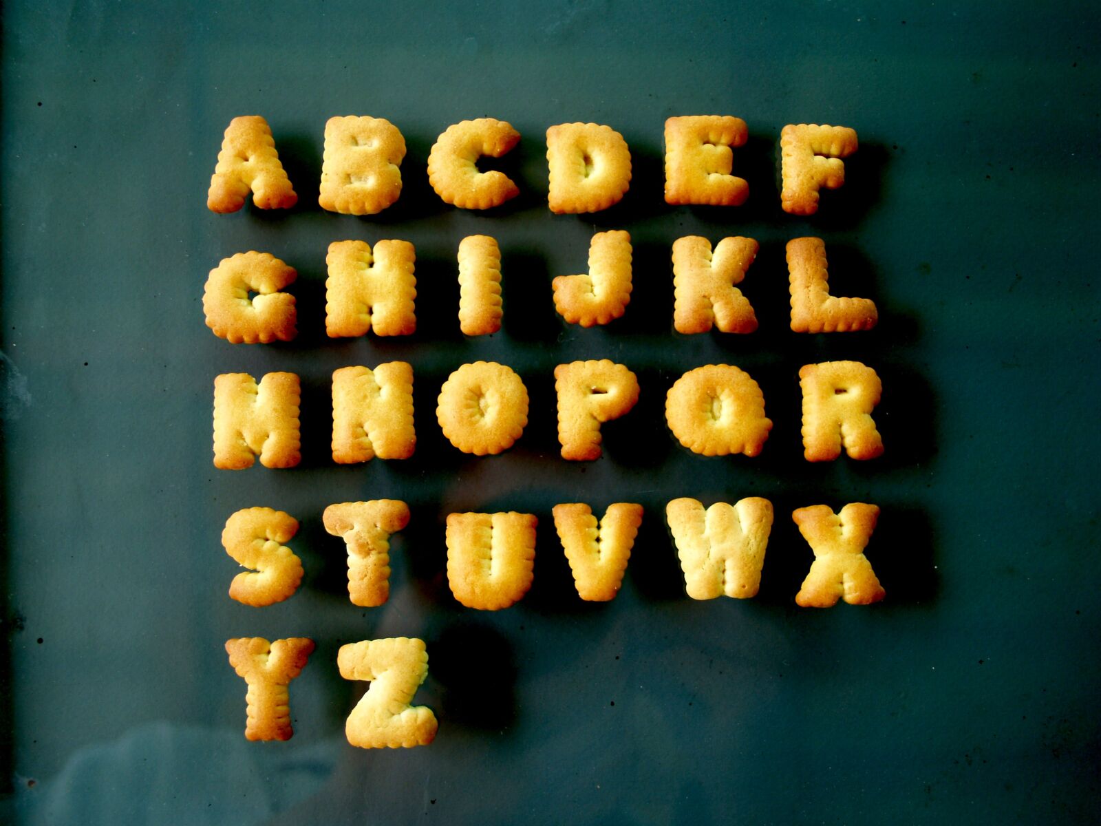 Olympus E-300 (EVOLT E-300) sample photo. Food, alphabet, biscuit photography