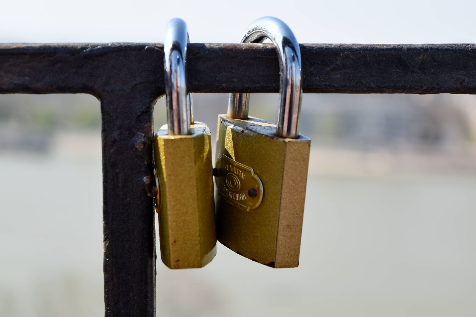 Nikon D5500 sample photo. Fence, stainless steel, metal photography