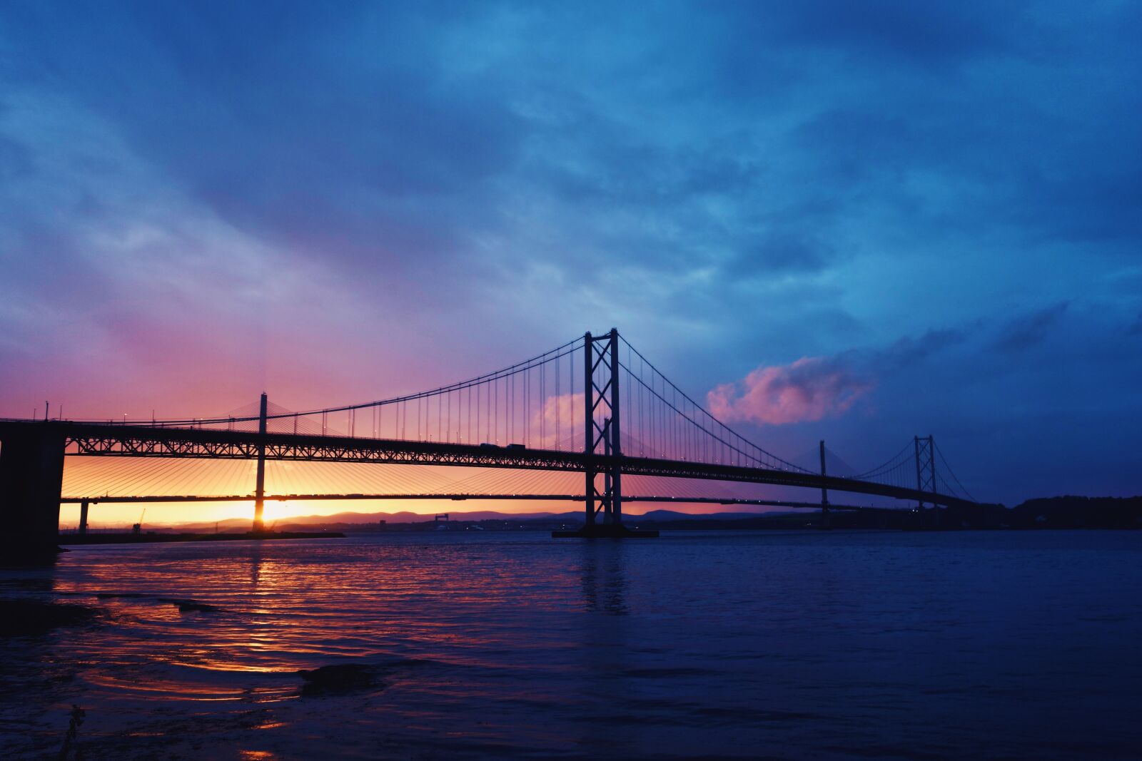 Sony Cyber-shot DSC-RX100 II sample photo. Bridge, suspension bridge, sunset photography