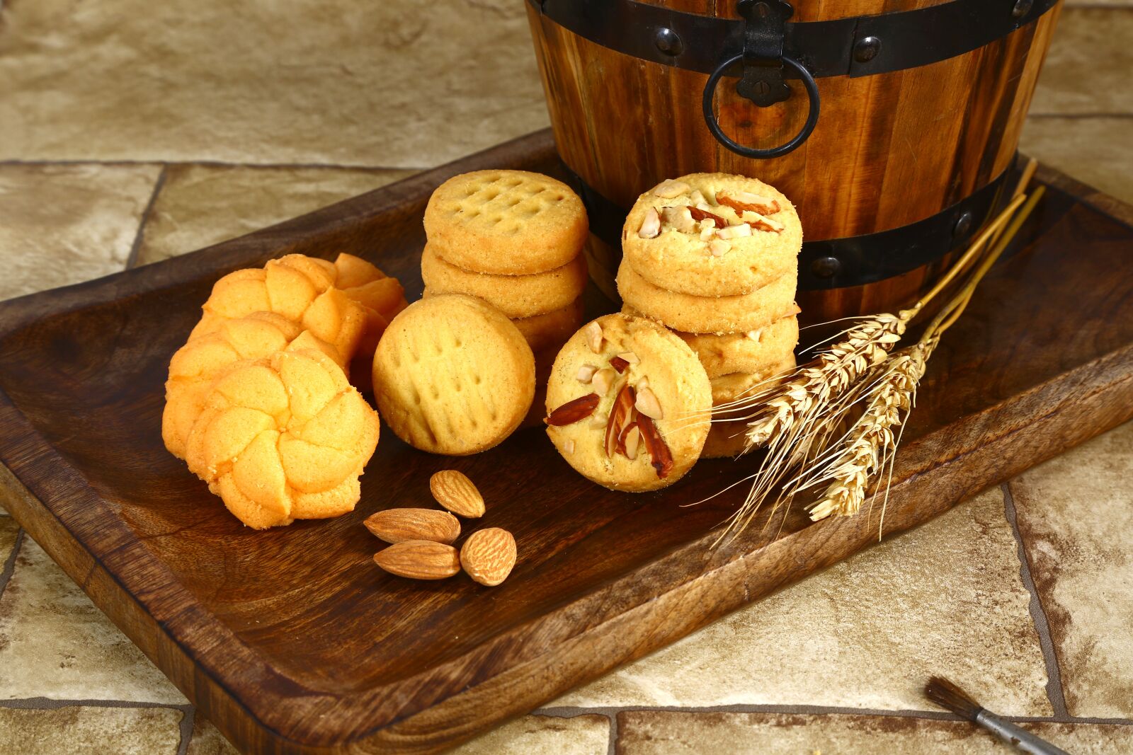 Canon EF 24-105mm F4L IS USM sample photo. Cookies, indian cookies, coconut photography