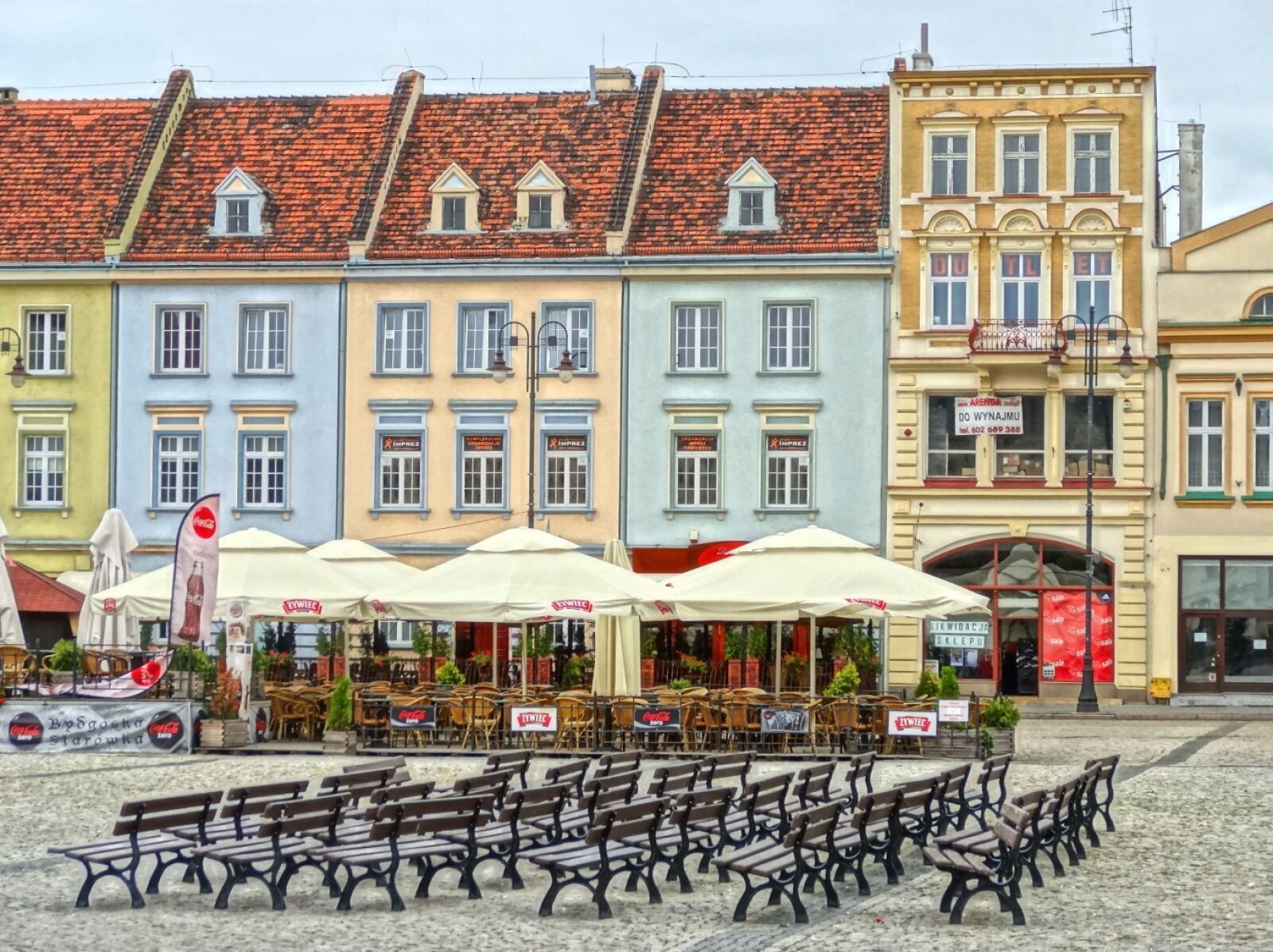 Sony Cyber-shot DSC-HX20V sample photo. Market square, bydgoszcz, poland photography