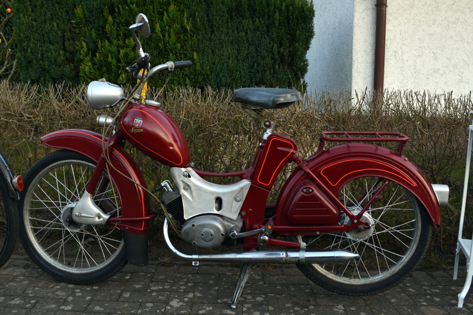 Nikon D5200 sample photo. Essigpisser, moped, two wheeled photography