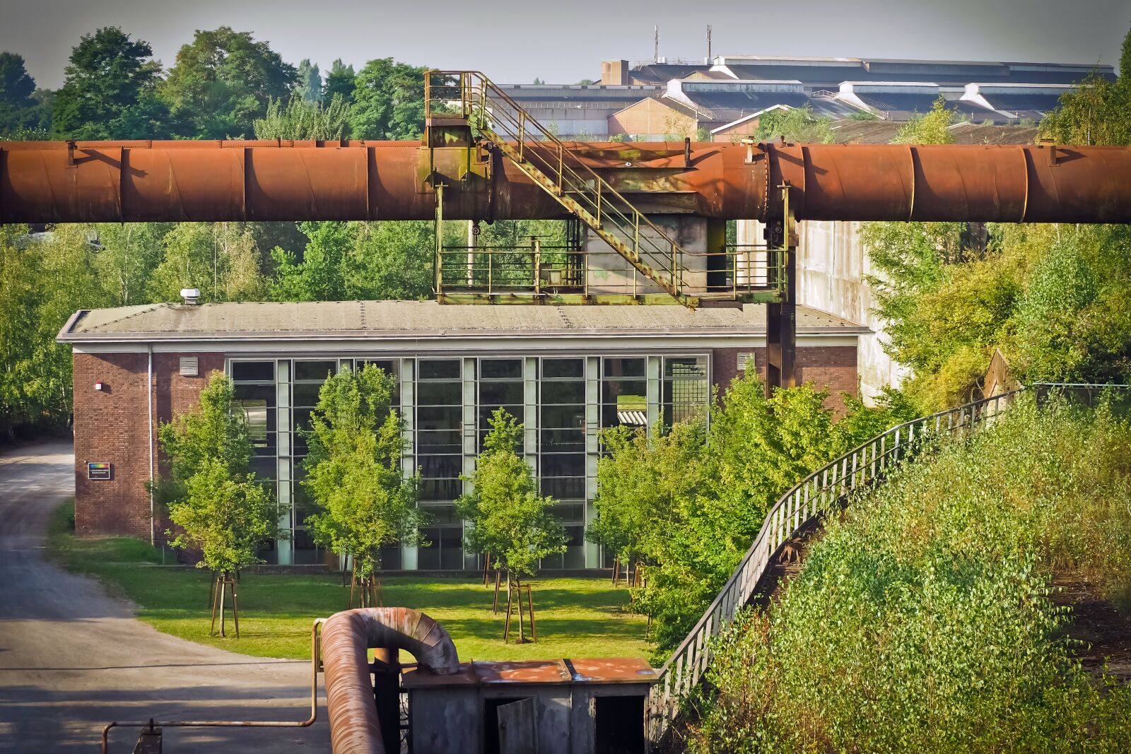 Olympus OM-D E-M10 sample photo. Architecture, industry, factory building photography