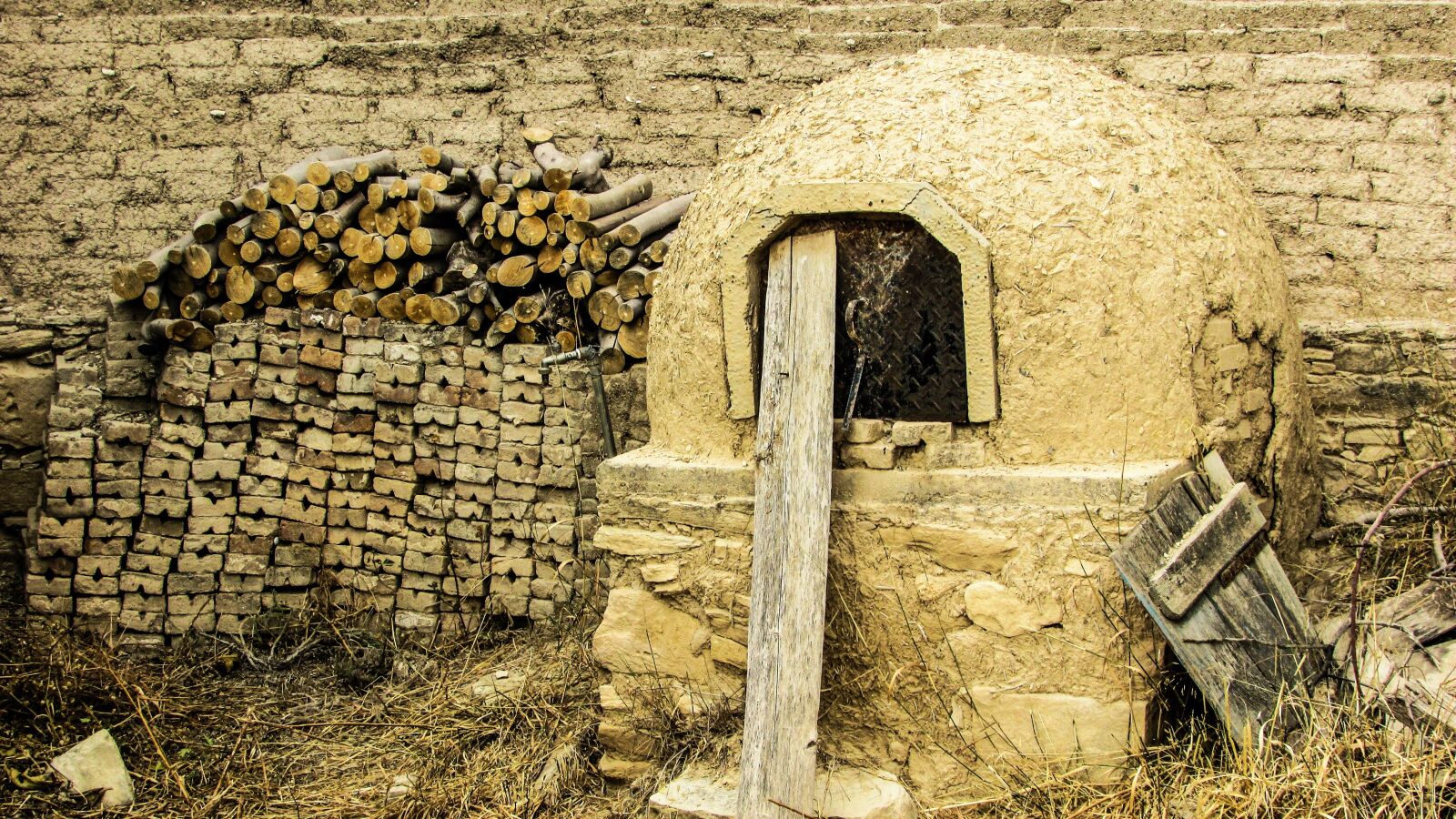 Canon PowerShot SX400 IS sample photo. Traditional oven, earthen oven photography