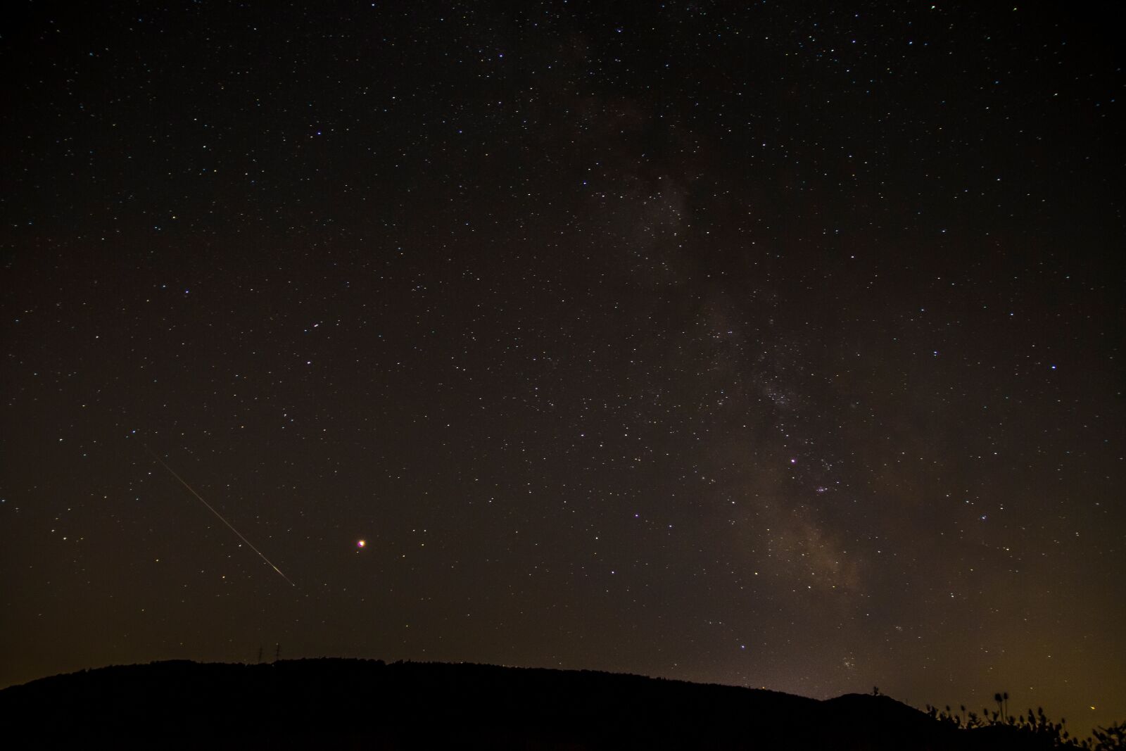 Canon EOS 7D sample photo. Shooting star, starry sky photography