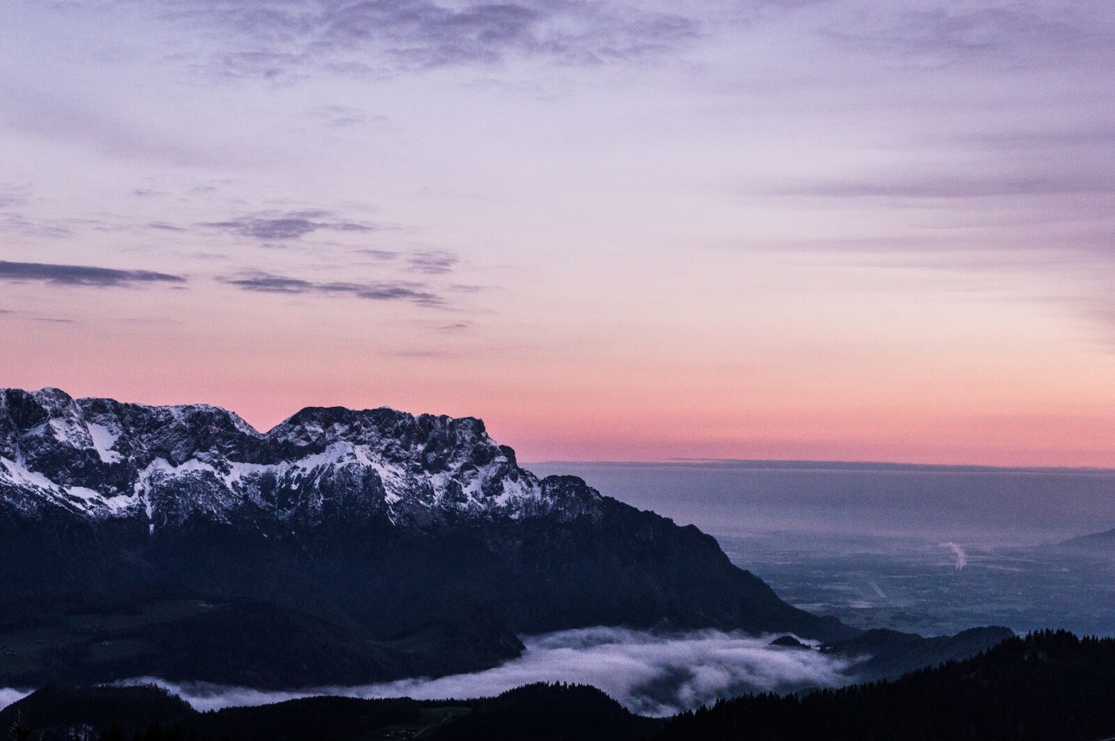 Nikon D3200 sample photo. Mountain, fog, landscape photography