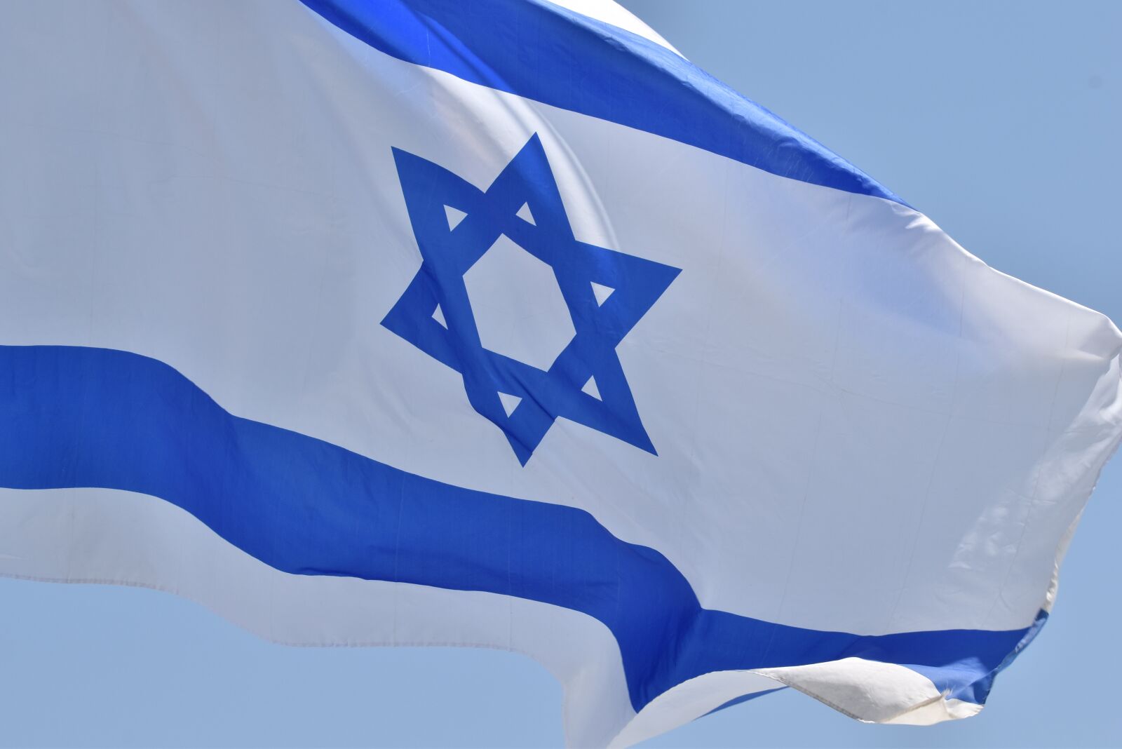 Nikon D5500 sample photo. Flag, israel flag, jewish photography