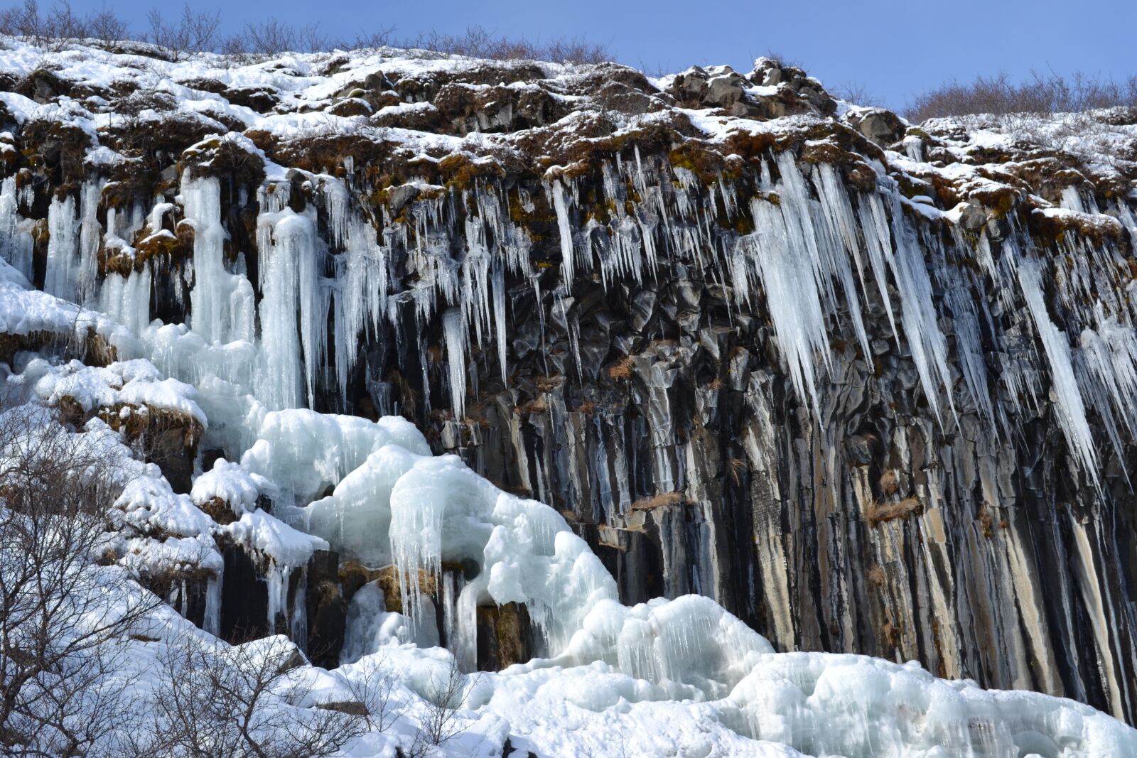 Nikon D3100 sample photo. Iceland, cascade, cold photography