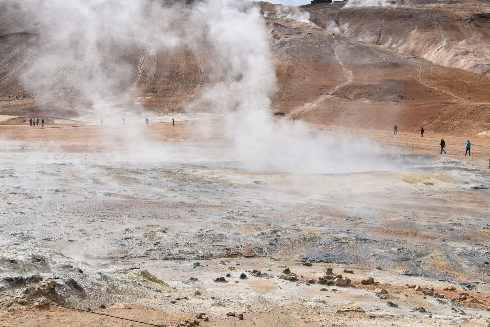 Nikon D5500 sample photo. Steam, hot spring, geothermal photography