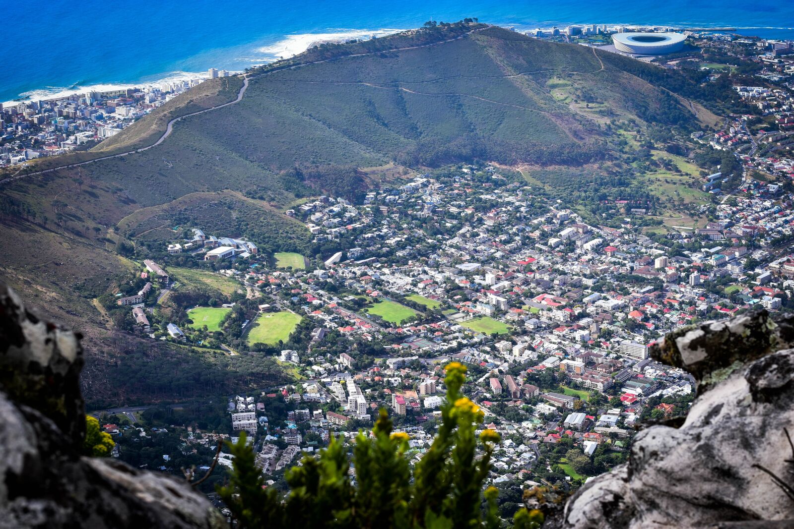 Nikon D5500 sample photo. Aerial from table mountain photography