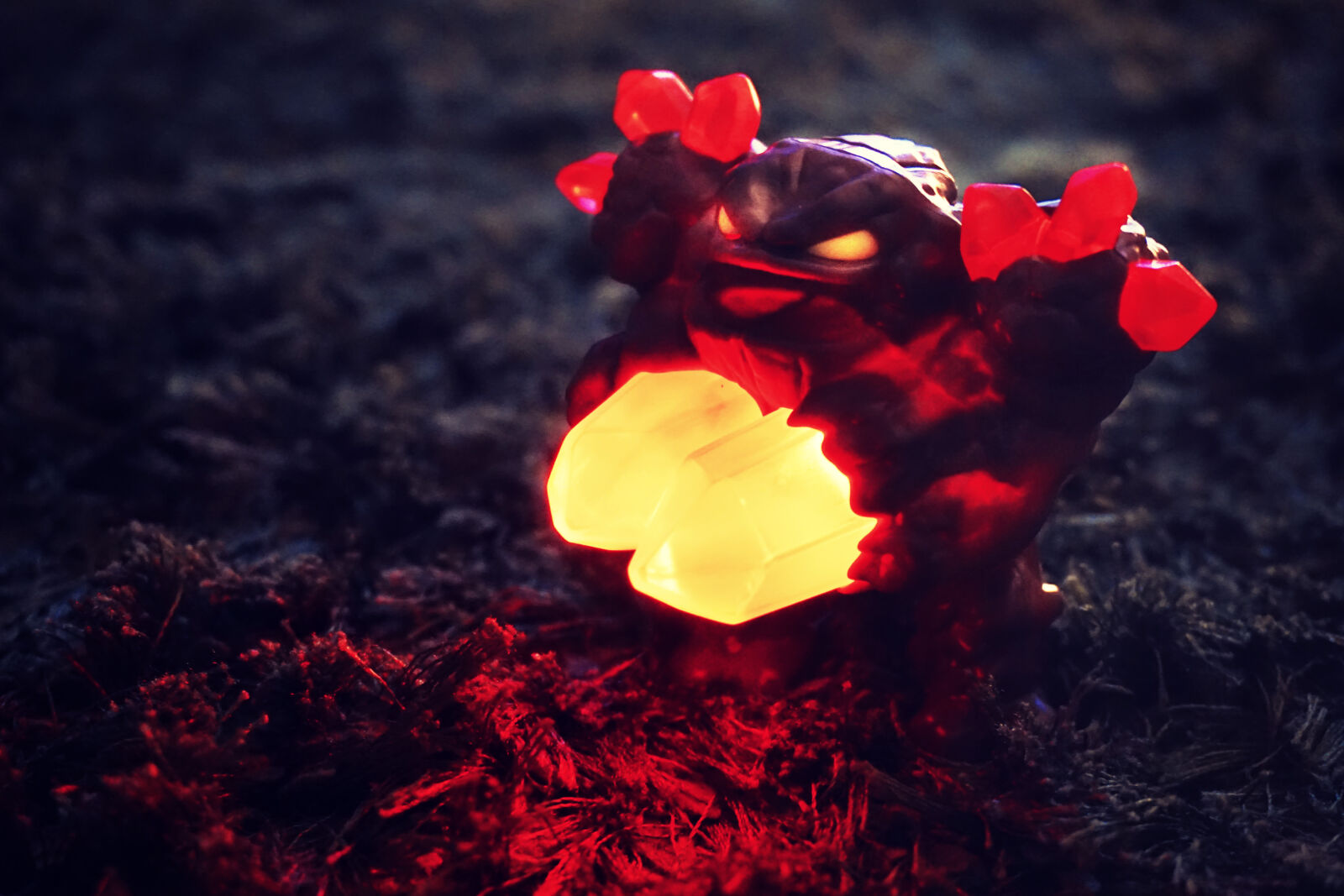 Sony a6000 sample photo. Crystal, monster, toy photography