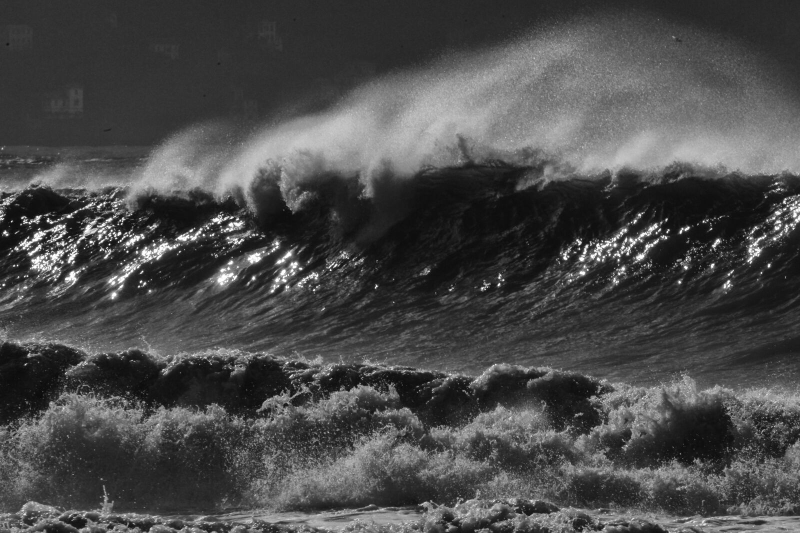 Canon EOS 5D Mark II sample photo. Recco, sea storm, storm photography