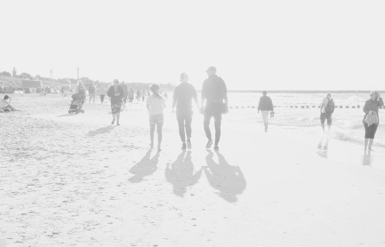 Olympus PEN E-PL6 sample photo. People, beach, the baltic photography