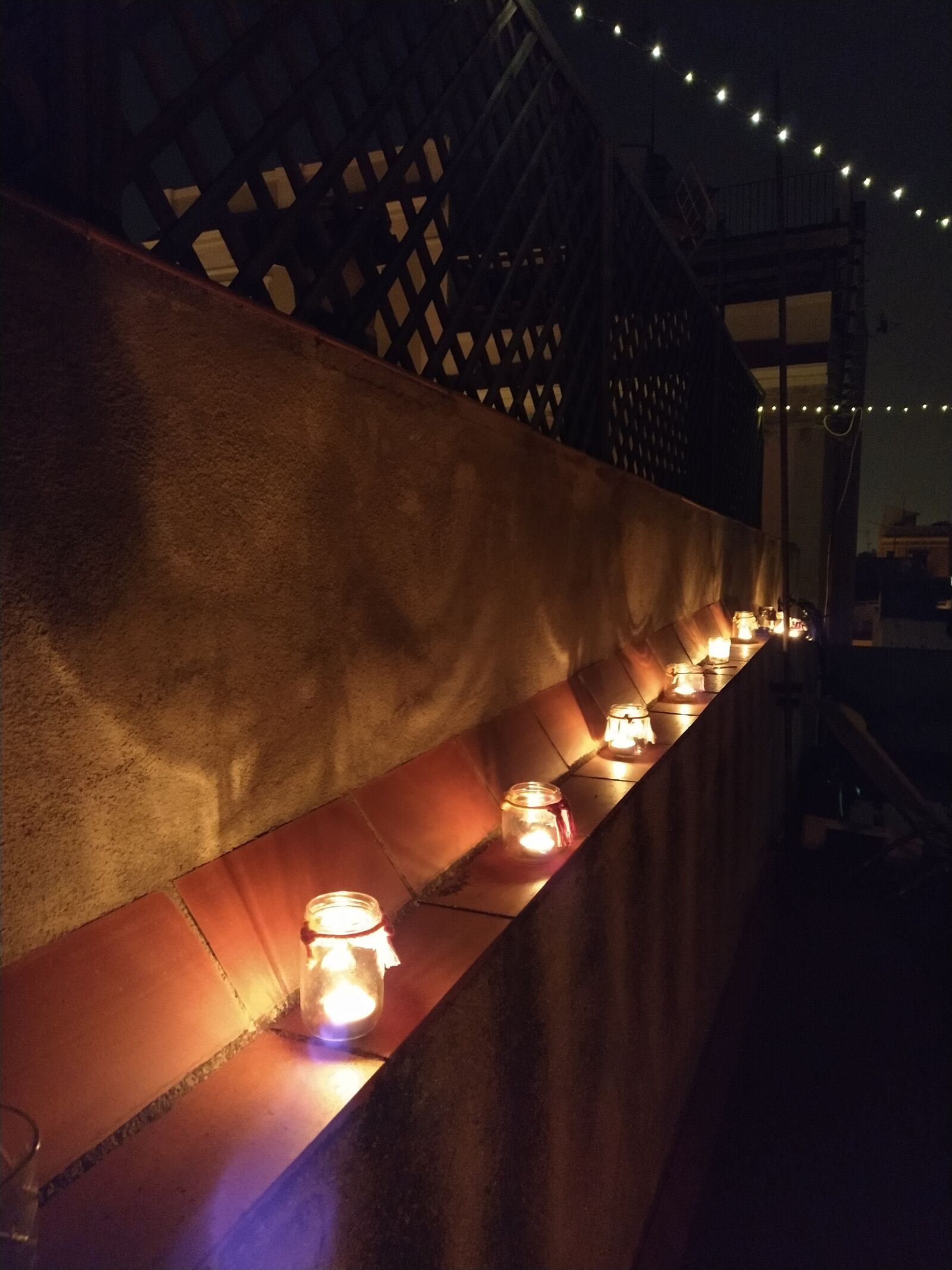 Xiaomi Mi A3 sample photo. Candles, light, night photography