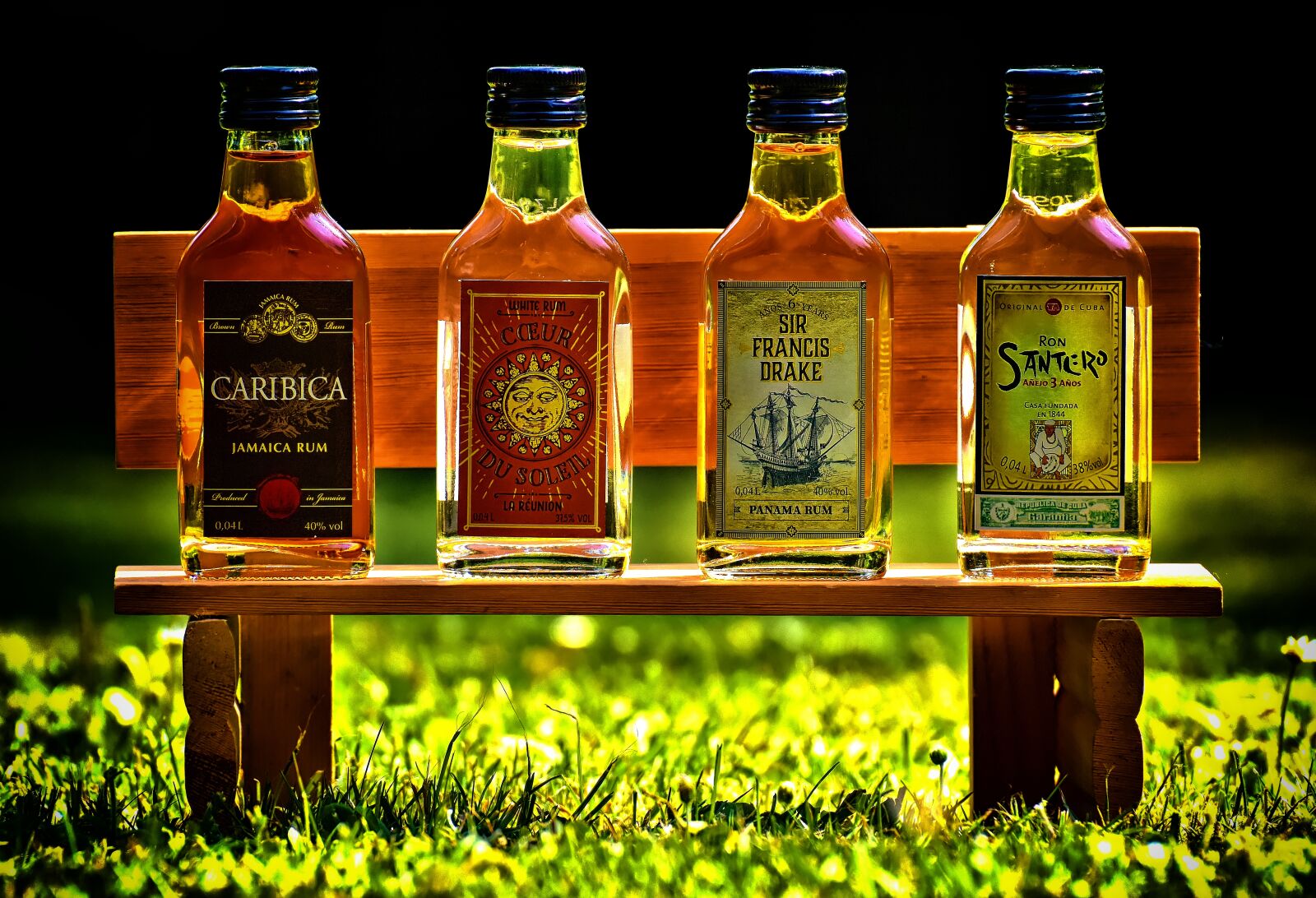 Nikon D7200 sample photo. Rum, alcohol, bottles photography