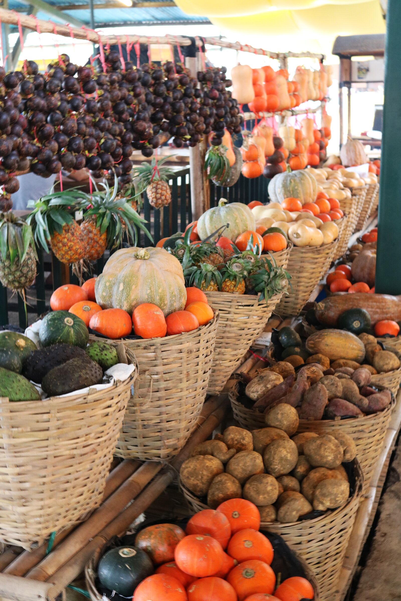 Canon EOS 750D (EOS Rebel T6i / EOS Kiss X8i) sample photo. Market, basket, fruit photography