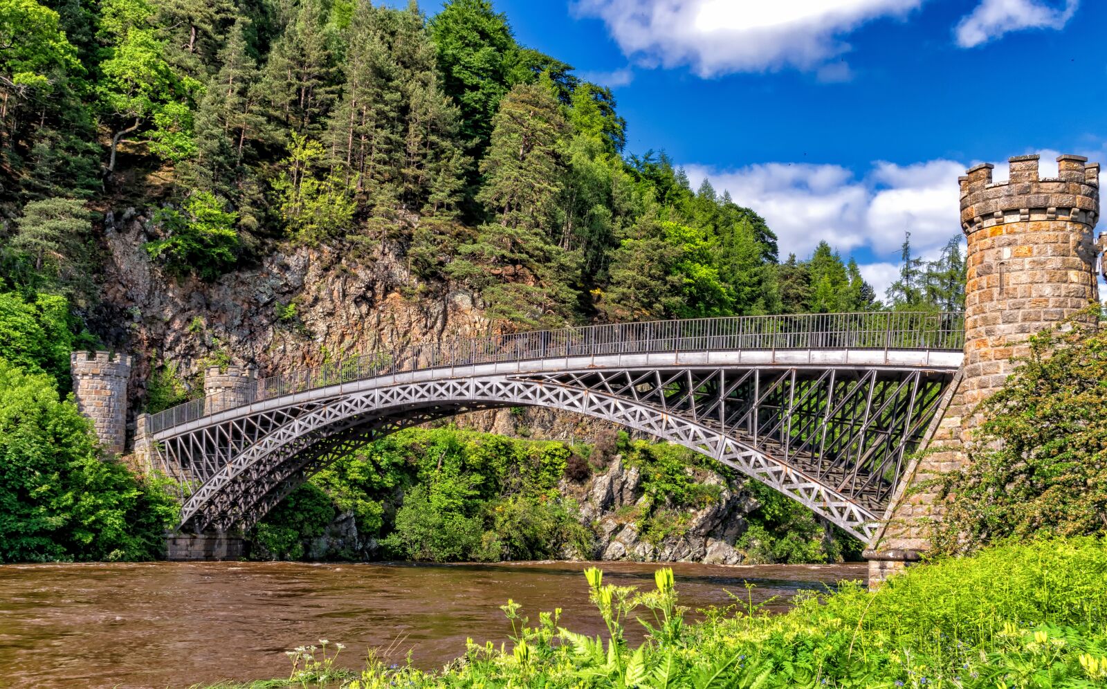 Nikon D3300 sample photo. Bridge, metal, scaffold photography