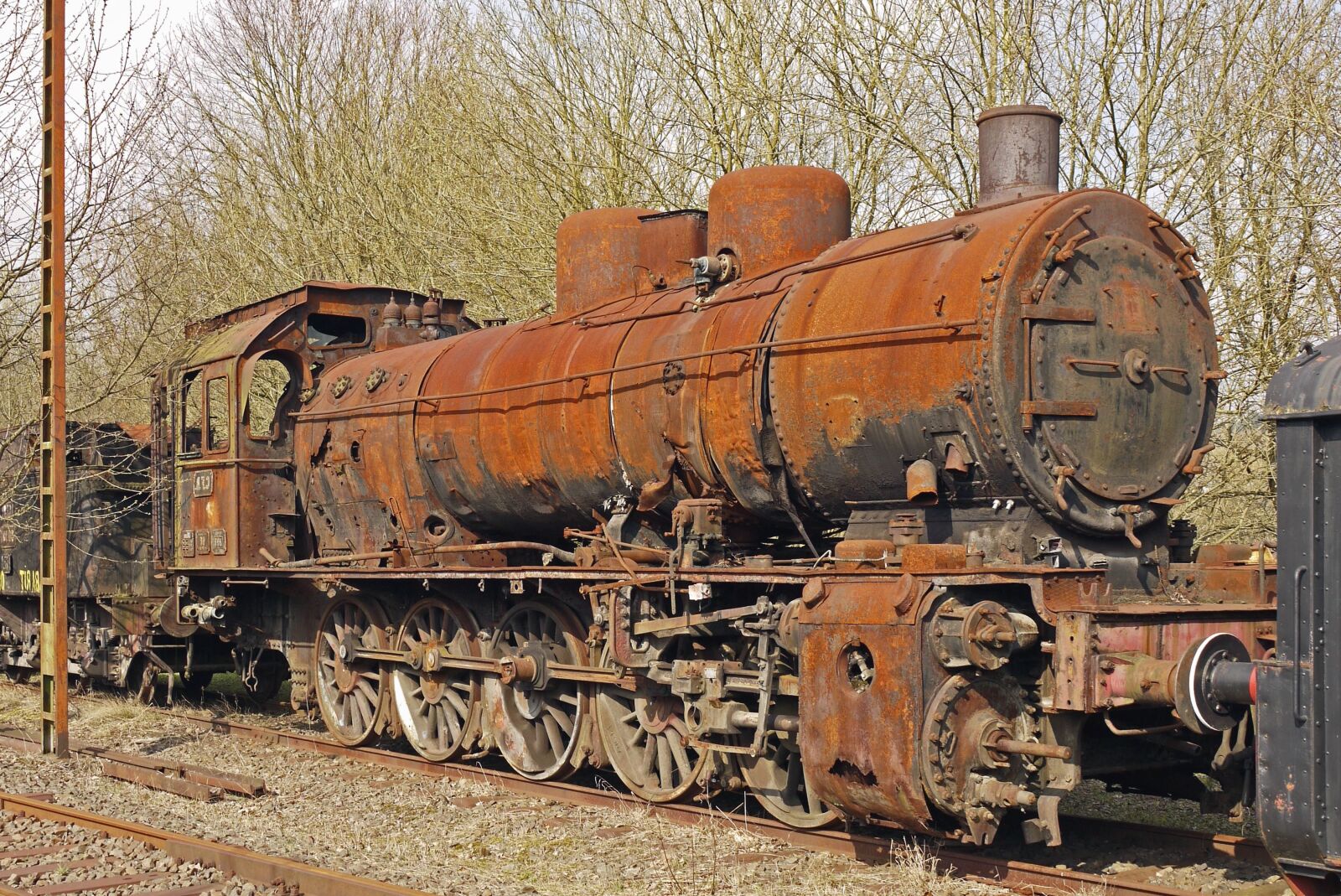 Panasonic Lumix DMC-G1 sample photo. Locomotive, machine, vehicle, rust photography