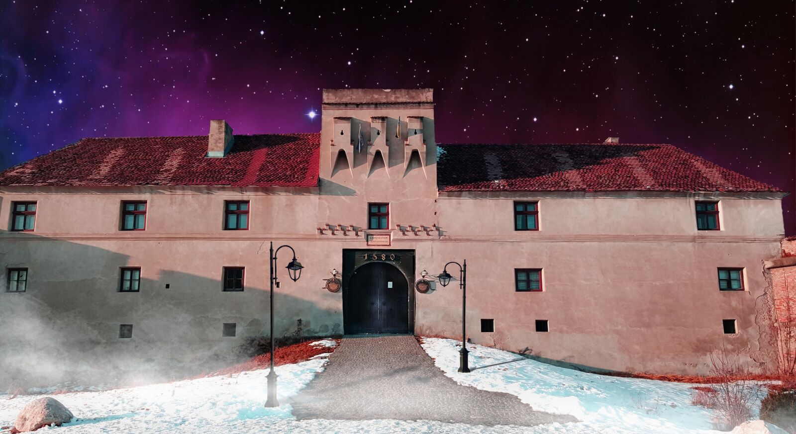 Samsung Galaxy Note5 sample photo. Castle, city, winter photography