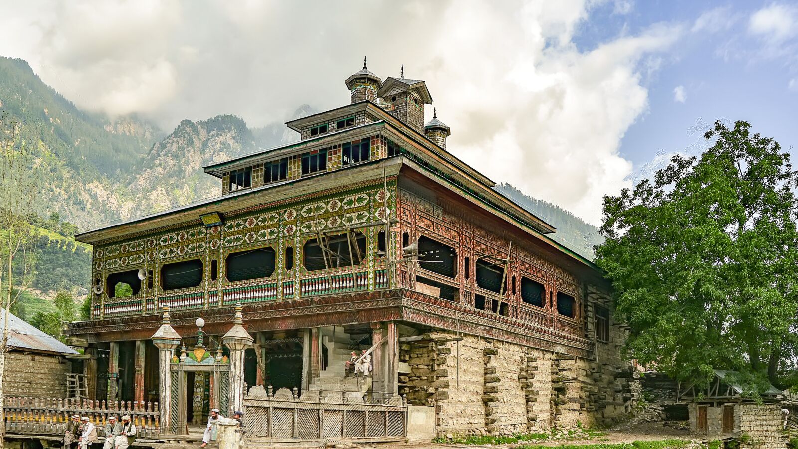 Nikon D5200 sample photo. Wooden, mosque, masjid photography