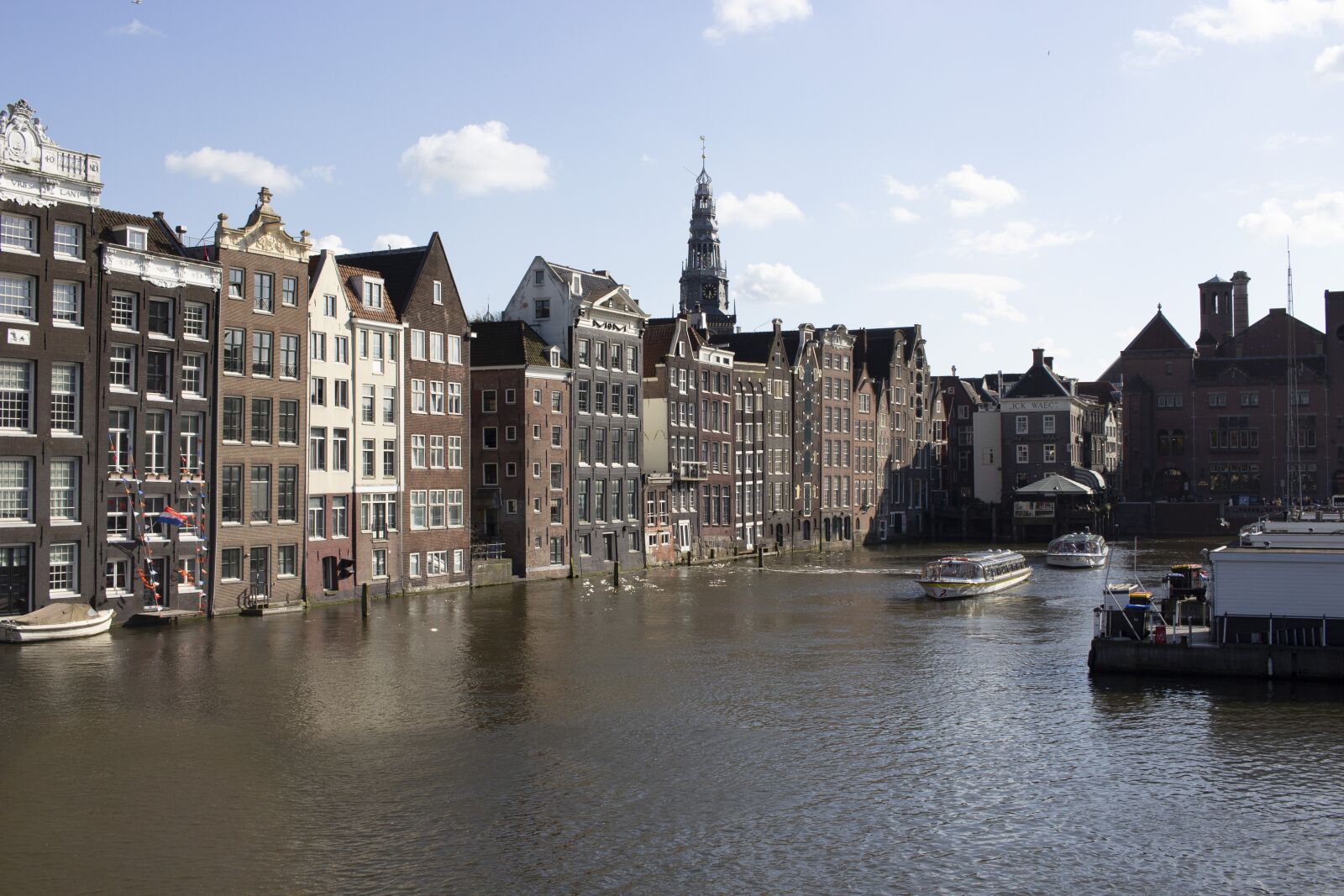 Canon EF-S 24mm F2.8 STM sample photo. Amsterdam, canals, houses photography