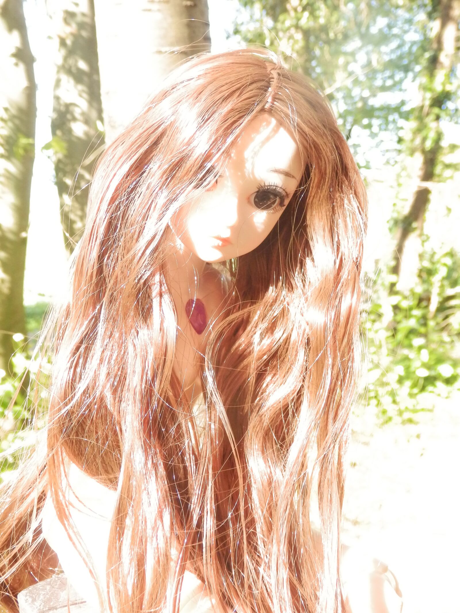 Olympus SZ-31MR sample photo. Girl, doll, long hair photography
