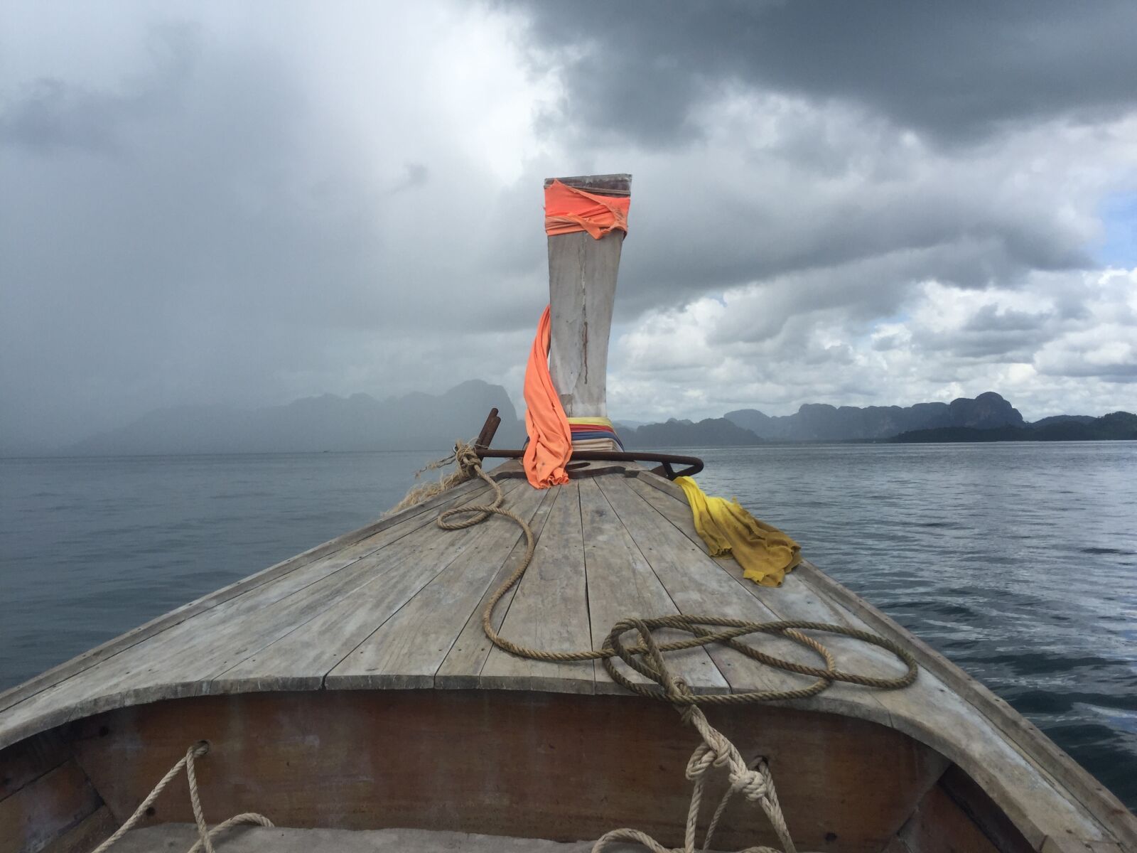 iPhone 6 Plus back camera 4.15mm f/2.2 sample photo. Boat, sea, storm photography
