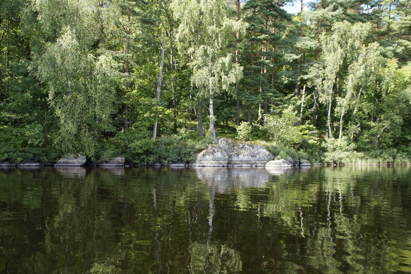 Sony SLT-A58 sample photo. Lake, idyll, bank photography